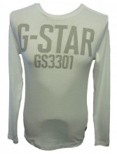 Grid Long Sleeve Logo T Shirt by G-Star Raw