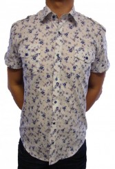 HS1813 Floral Print Shirt by Guide