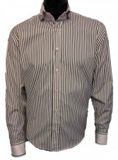 72308 Double Collar Stripe Shirt 