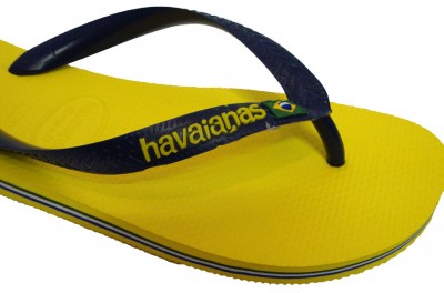 Brasil Logo Flip Flops garment details