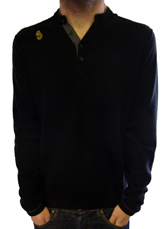 PI L/S Layered Y Neck Knit by 