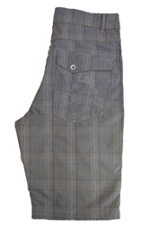 Anchor Tailored Check Shorts by 