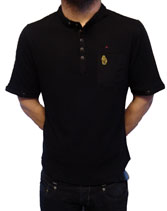 Nasty S/S Tab Neck Top by 