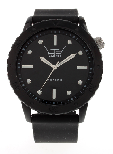 LTD Watch LTD Rubber Strap Watch Watches, from ApacheOnline :  menswear fashion black mens