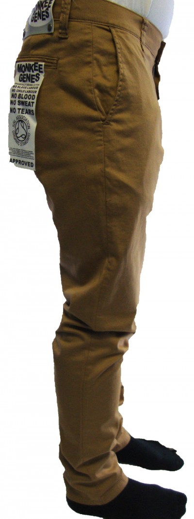 Lightweight Sateen Slim Chino Trouser garment details