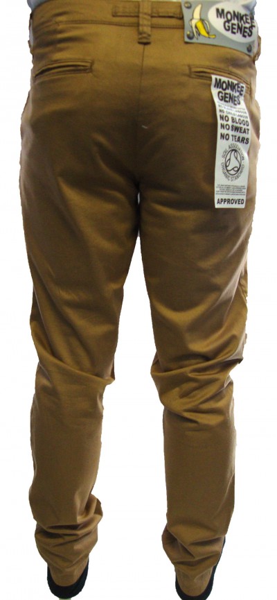 Lightweight Sateen Slim Chino Trouser garment details