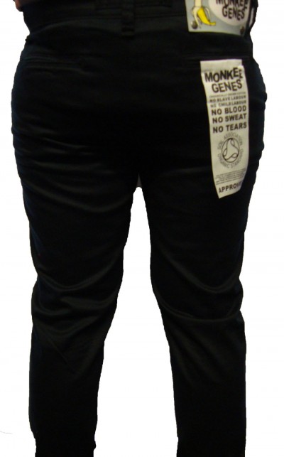 Lightweight Sateen Slim Chino Trouser Lightweight Sateen Slim Chino Trouser garment details