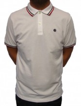 Twin Tipped Chest Badge Polo Shirt by Pretty Green