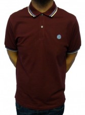 Twin Tipped Chest Badge Polo Shirt by Pretty Green