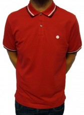 Twin Tipped Chest Badge Polo Shirt by Pretty Green