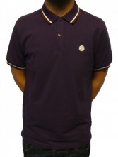 Twin Tipped Chest Badge Polo Shirt by Pretty Green
