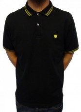 Twin Tipped Chest Badge Polo Shirt by Pretty Green