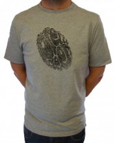Fingerprint Logo T Shirt by Pretty Green