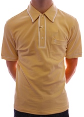 Earl S/S Retro Pique Polo by 