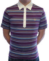 H/S Multi Stripe Polo by 