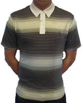 H/S Multi Stripe Button Down Polo by 