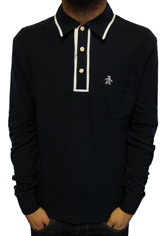 Earl L/S Retro Pique Polo by 