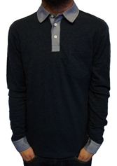 1CFK0031 L/S Jersey Cotton Polo by 