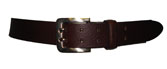 Double Prong Leather Belt by