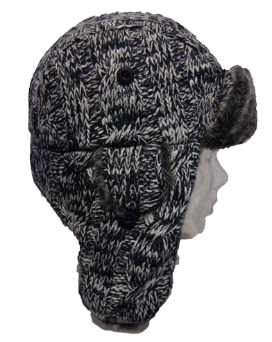 MAD807 Knitted Trapper Hat MAD807 Knitted Trapper Hat garment details