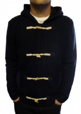 750814 Hooded Duffle Knitwear by Peter Werth