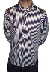 L/S Stripe Button Down Shirt by 
