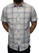 H/S Cotton Check Shirt by 