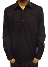 512100 L/S Retro Print Shirt by 