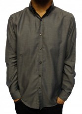 712116 Double Button Down Dobby Shirt 