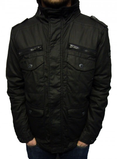 Schott NYC Marlon Wax Zip Thru Jacket Jackets, from ApacheOnline
