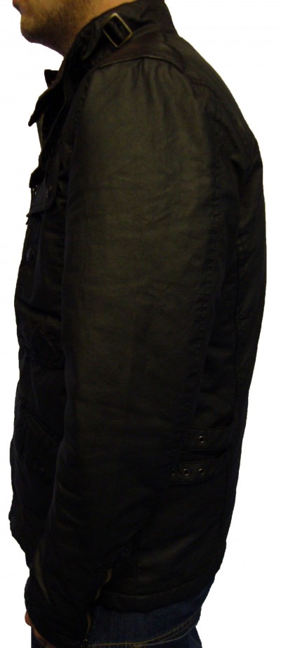 Dunstall Zip Biker Neck Jacket Dunstall Zip Biker Neck Jacket garment details