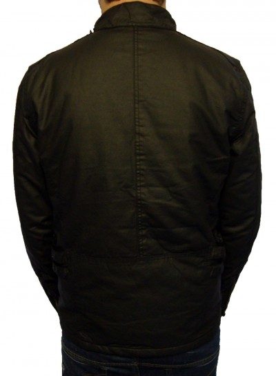Dunstall Zip Biker Neck Jacket Dunstall Zip Biker Neck Jacket garment details