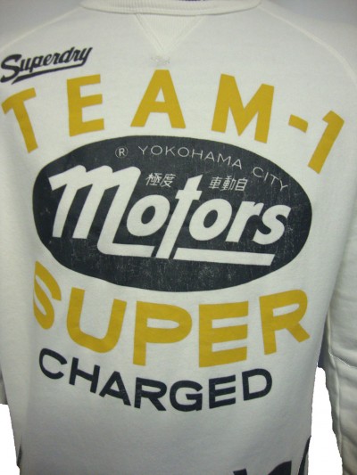 Muscle Car Tin Tab Crew Sweatshirt Muscle Car Tin Tab Crew Sweatshirt garment details
