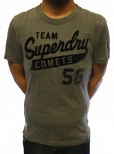 Team Comet Flock Logo T Shirt by Superdry