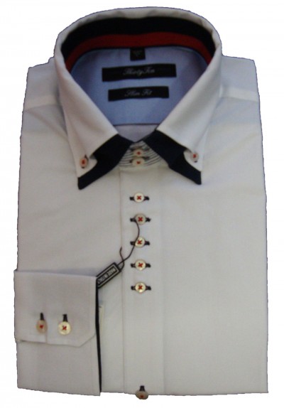 Pescara Double Collar Shirt Pescara Double Collar Shirt garment details
