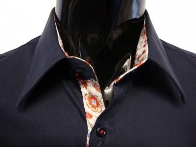 Siena Paneled Stretch Shirt garment details