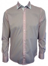 San Marino Striped Double Collar Shirt by 3010 Thirty Ten