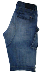 Nemesis Denim Cargo Short by 
