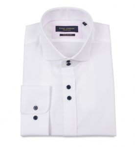 LS74353 Self Colour Check Shirt by Guide London