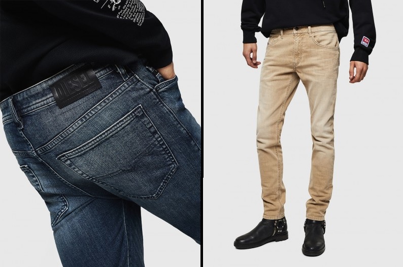 Semi Taped & Slim Jeans by Diesel -- From &pound;120