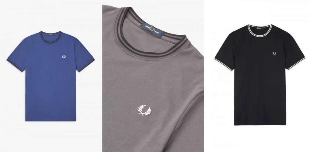 Twin Tipped T Shirt by Fred Perry