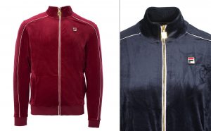 Linekar Velour Track Jacket by Fila