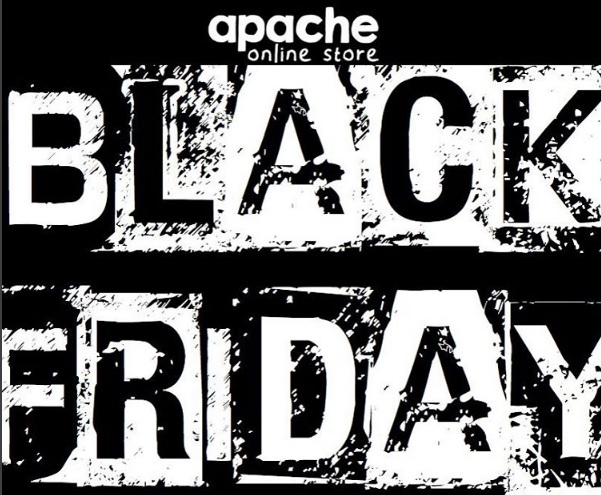 Save 60% at Apache on Black Friday Weekend