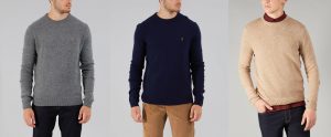 FEFG0124 Rosecroft Crew Neck Knitwear by Farah