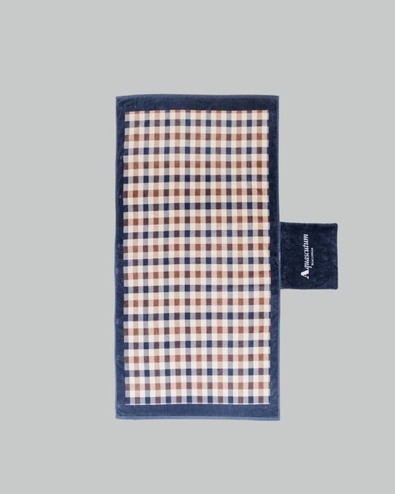 Iconic Club Check Beach Towel Club Check