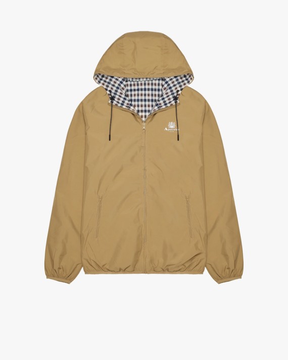 Hooded Reversible Sailor Jacket Khaki