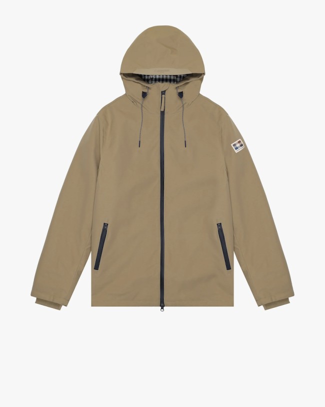 Khaki Shell Active Mid Parka