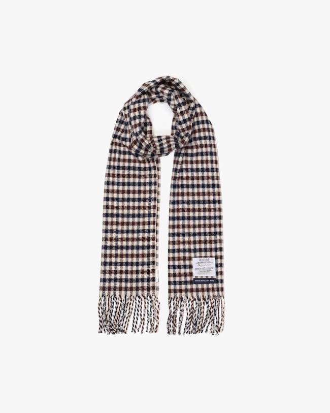 Water Repellent Scarf Club/Check-28