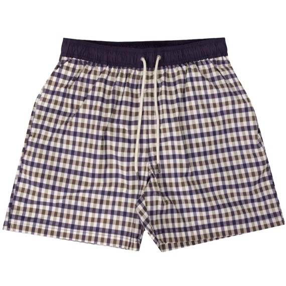 Iconic Volley Club Check Swim Short Club/Check-28