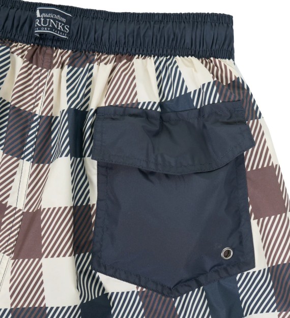 Macro Iconic Volley Club Check Swim Short Macro/ClubCheck-30